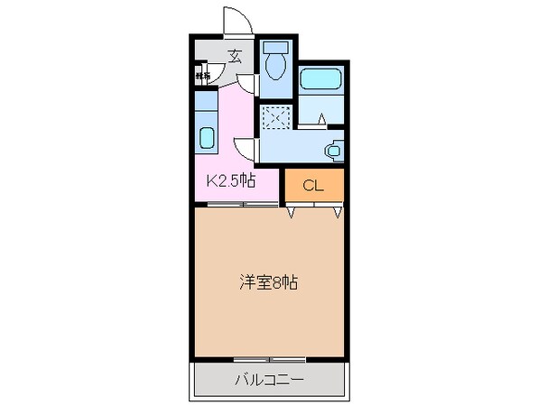 平田町駅 徒歩18分 3階の物件間取画像